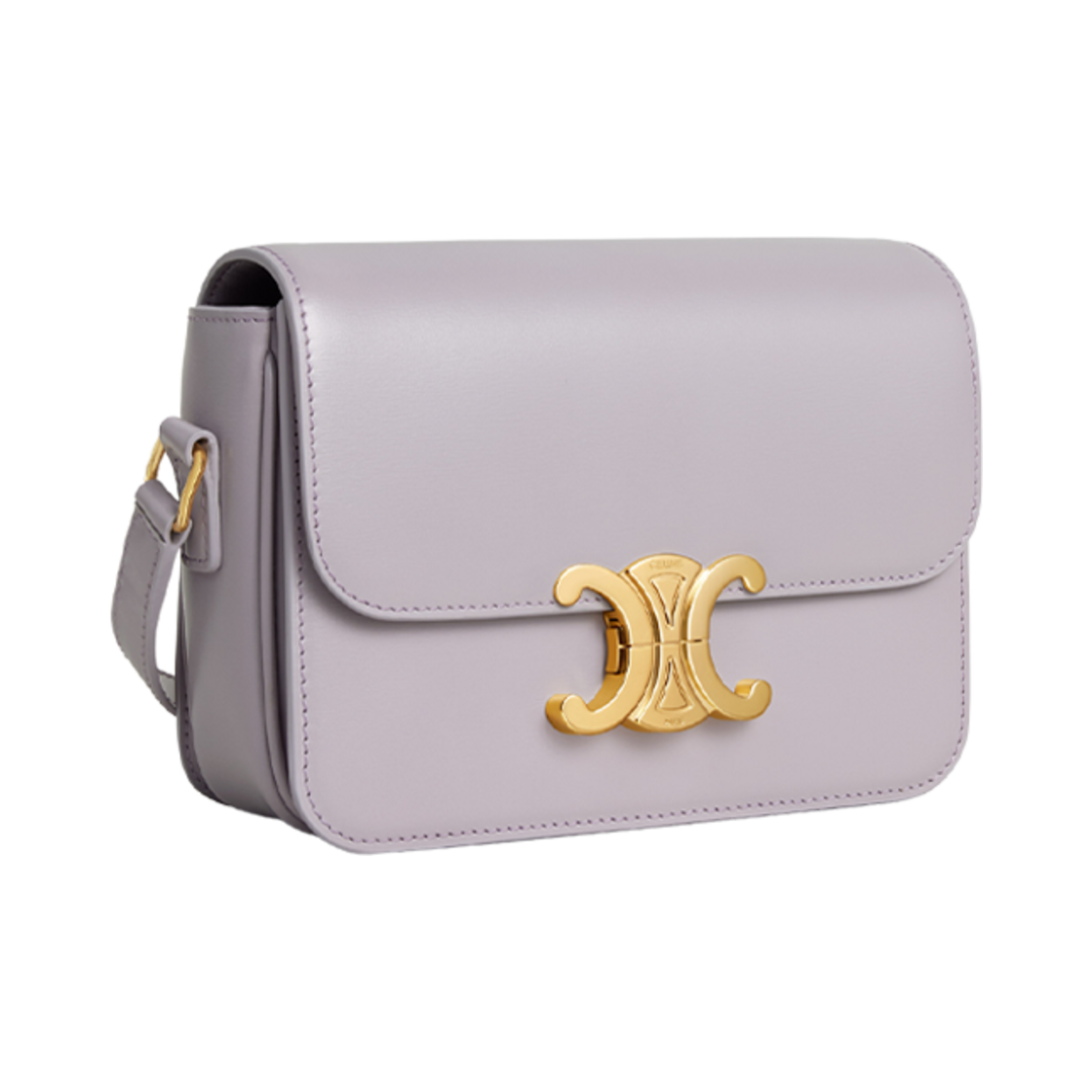 셀린느 틴 트리옹프 백 샤이니 카프스킨 라이트 라일락(Celine Teen Triomphe Bag in Shiny Calfskin Light Lilac) - 2