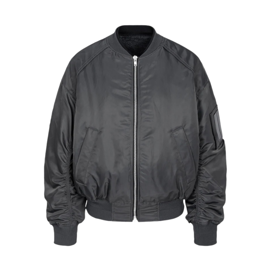 준지 나일론 데님 베스트 디테처블 MA-1 점퍼 그레이 - 23FW(Juun.J Nylon Denim Vest Detachable MA-1 Jumper Grey - 23FW)