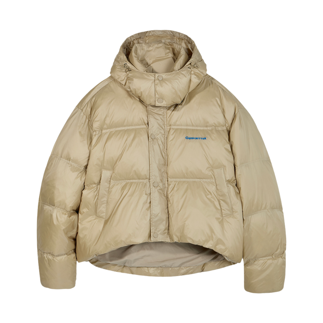 그린버터 덕 다운 푸퍼 자켓 베이지(Greenbutter Duck Down Puffer Jacket Beige)
