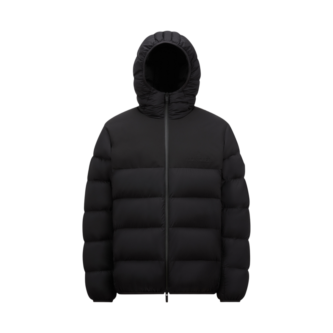 K1-091-1A00028-597YD-999 Moncler Veumont Hooded Short Down Jacket Black - 25SS
