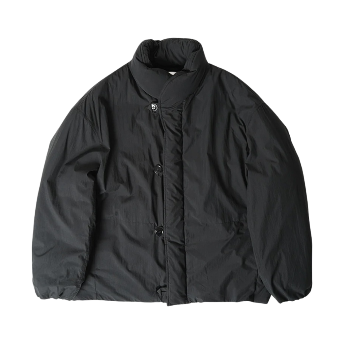 르메르 테크니컬 코튼 푸퍼 블루종 제트 블랙(Lemaire Technical Cotton Puffer Blouson Jet Black)