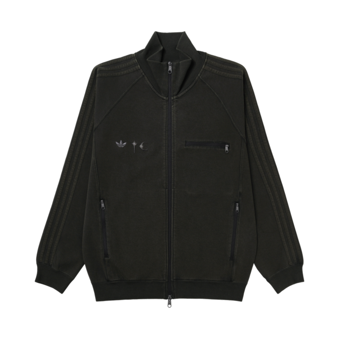 아디다스 x 떠그 클럽 트랙탑 블랙 - KR 사이즈(Adidas x Thug Club Track Top Black - KR Sizing)