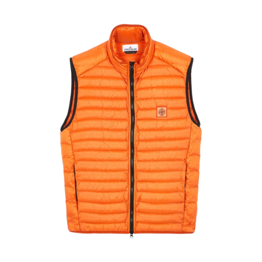 Stone Island G0224 Packable Loom Woven Chambers R-Nylon Down TC Vest Sienna Brown - 23SS
