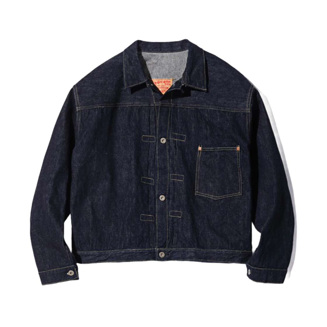 SC19008T Sugar Cane Super Denim Collectibles #08 13.5 oz. Blue Denim Blouse S1943 Model T-Back One Wash