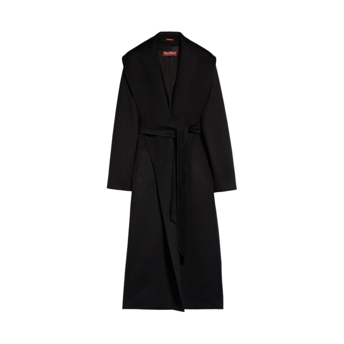 (W) 막스마라 시르코로 캐시미어 코트 블랙((W) Max Mara Circolo Cashmere Coat Black) - 1