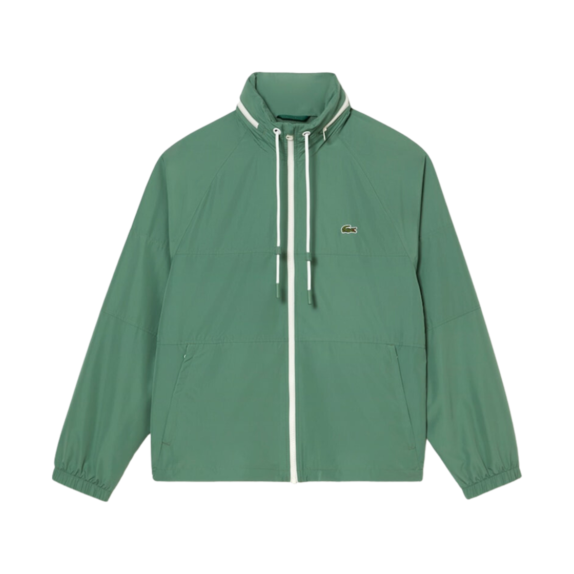 라코스테 컷 디테일 후드 블루종 카키 그린(Lacoste Cut Detail Hoodie Blouson Khaki Green) - 1