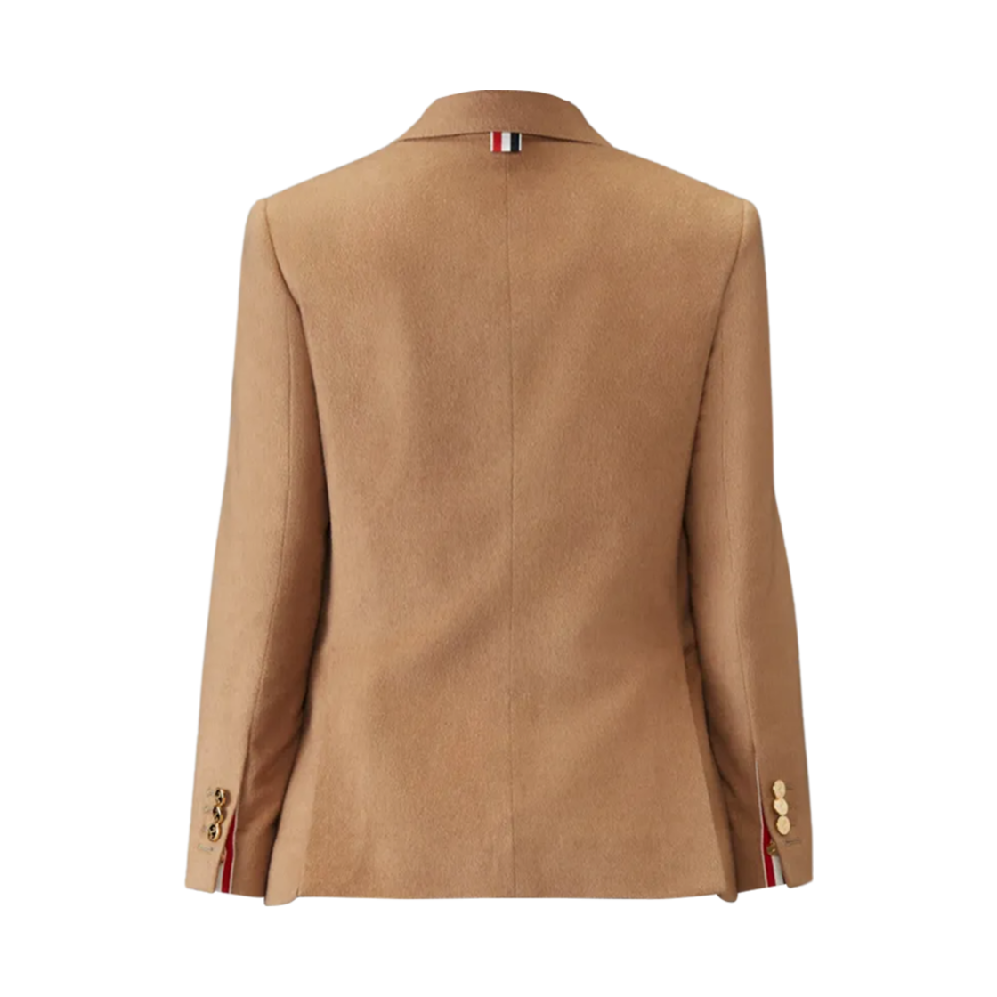 (W) 톰브라운 클래식 카멜 헤어 스포츠 코트 브라운((W) Thom Browne Classic Camel Hair Sport Coat Brown) - 2