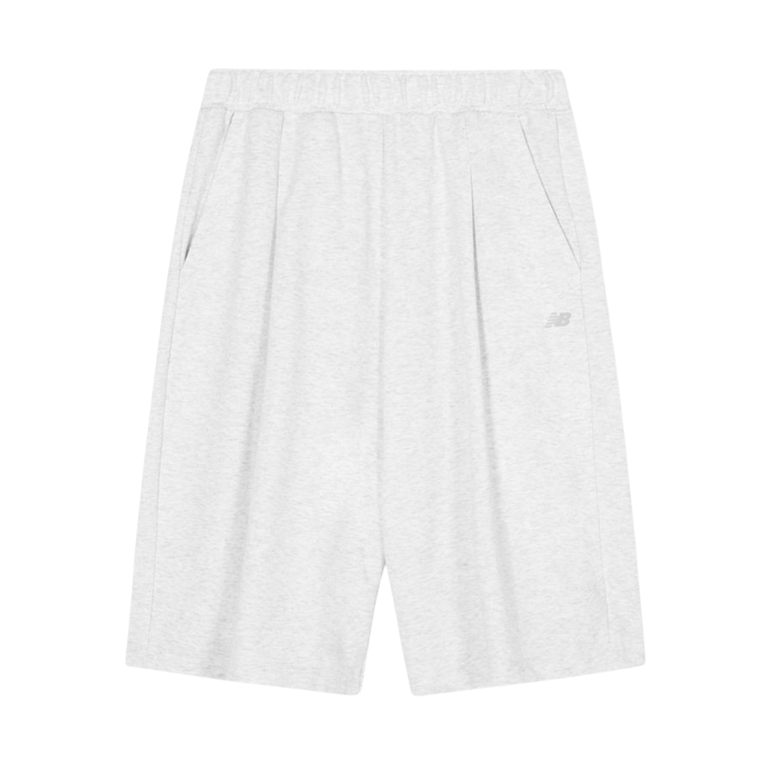 뉴발란스 UNI NBSC 캐주얼 쇼츠 멜란지 그레이(New Balance UNI NBSC Casual Shorts Melange Gray)