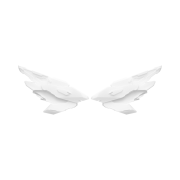 [KREAM 단독] Miuki Kiel_00 Wing Hair Clip White 2ea/set