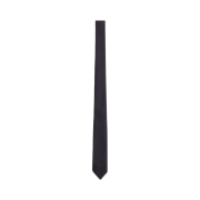 Thom Browne Super 120S Twill Necktie Charcoal