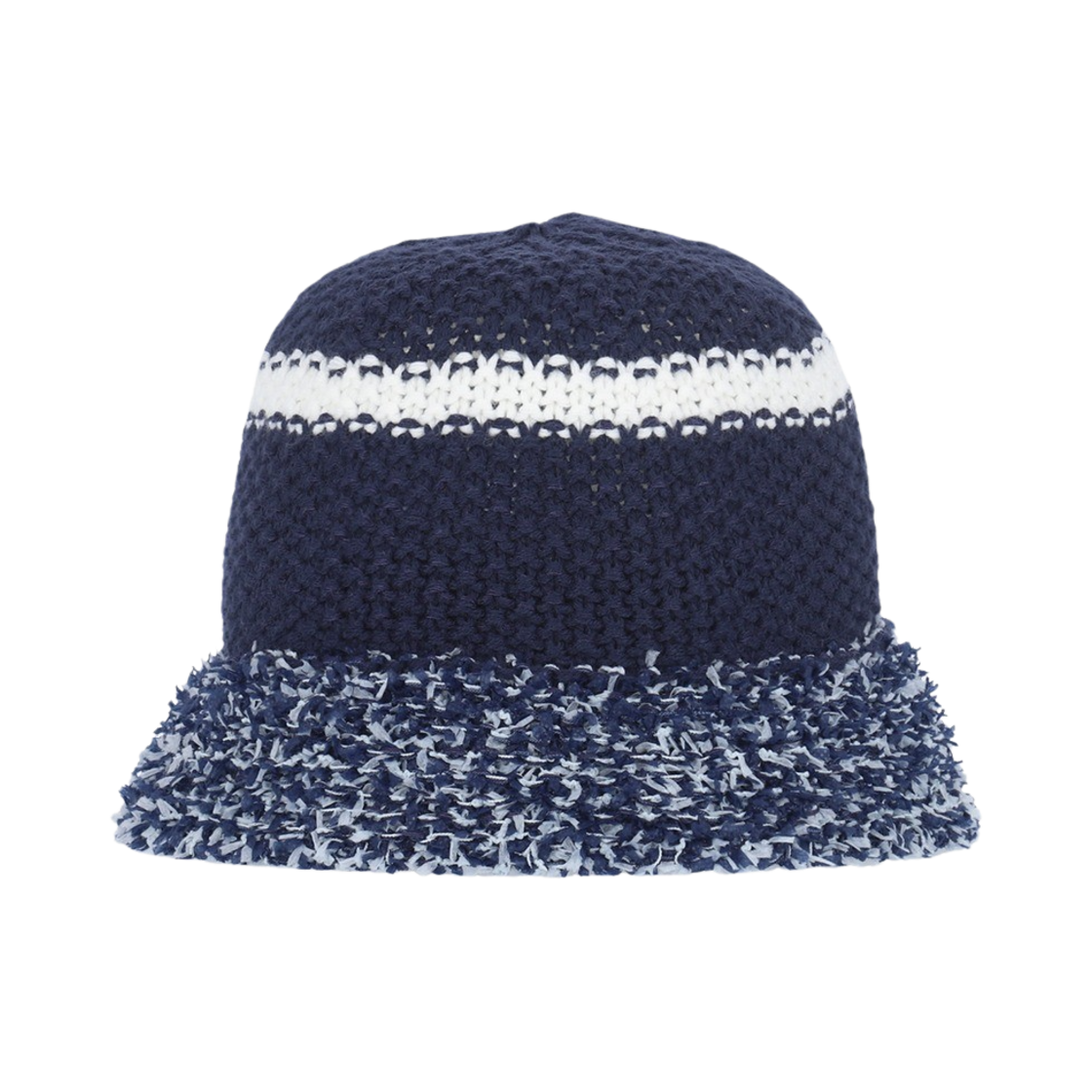 올인컴플리트 브리즈 니트 버킷햇 네이비