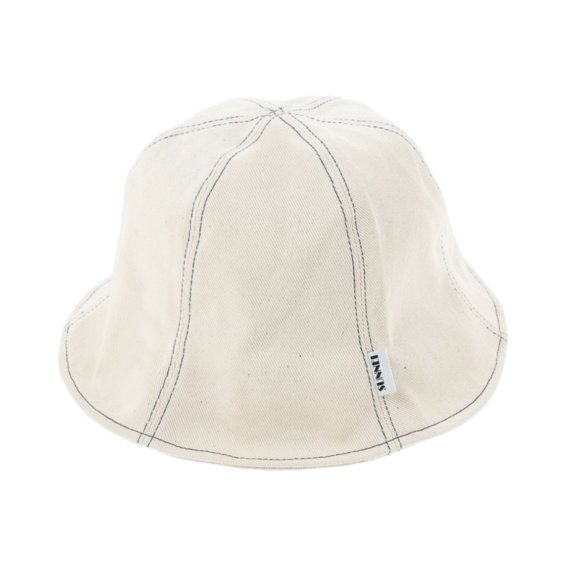 CACCXSAC017-DEN004-EYS Sunnei Bellidentro Reversible Bucket Ecru