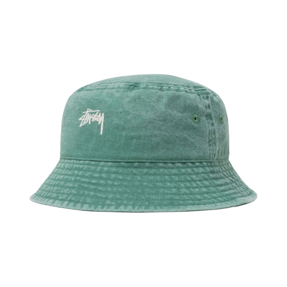 스투시 워시드 스탁 버킷햇 그린(Stussy Washed Stock Bucket Hat Green) - 1