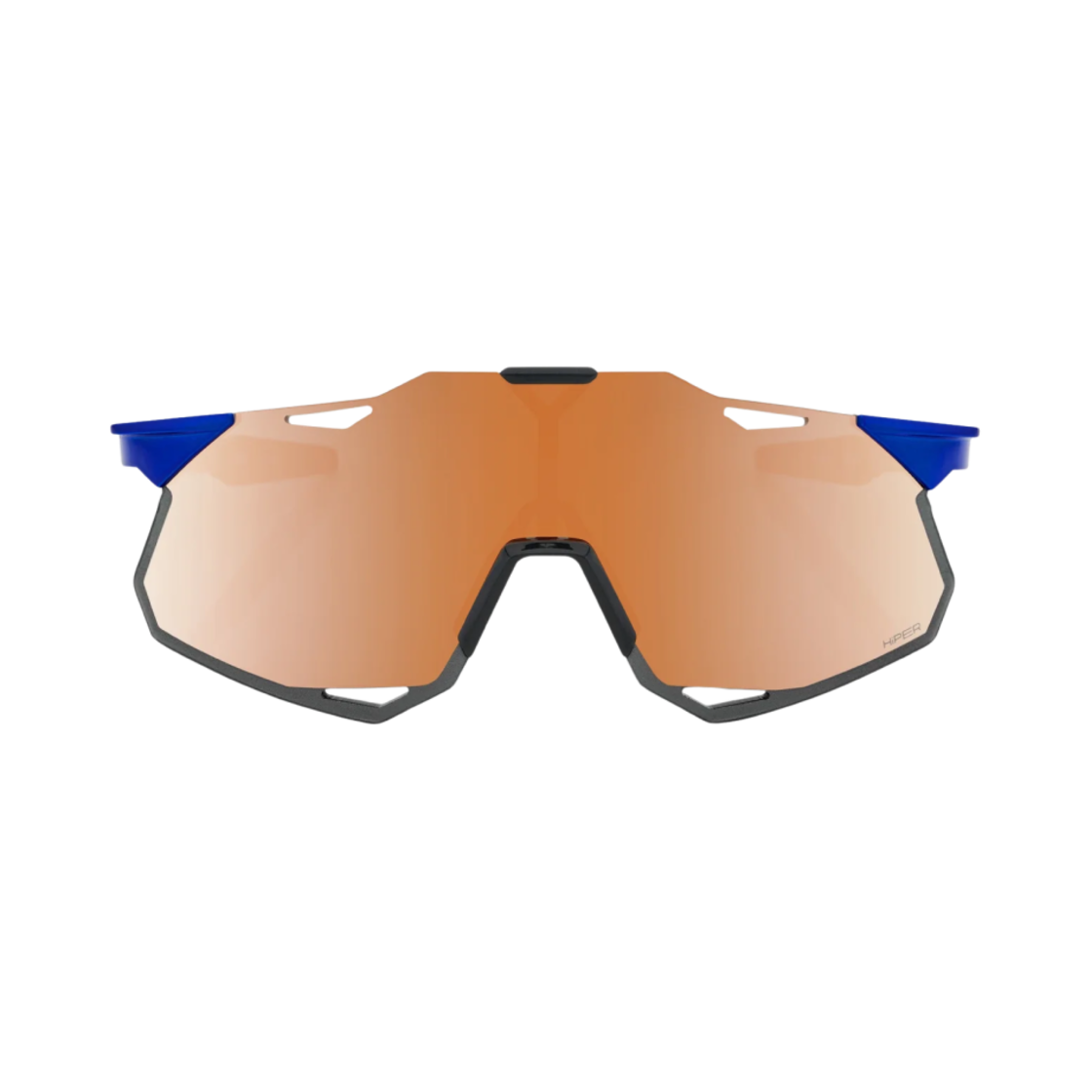 60002-00004 100% Hypercraft XS Gloss Cobalt Blue Hiper Copper Mirror Lens