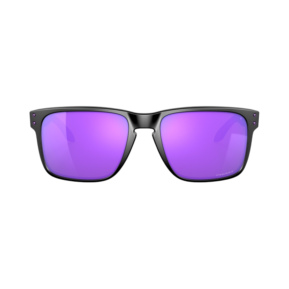 오클리 홀브룩 XL 매트 블랙 프레임 프리즘 바이올렛 렌즈 하이 브릿지 핏(Oakley Holbrook XL Matte Black Frame Prizm Violet Lenses High Bridge Fit) - 2