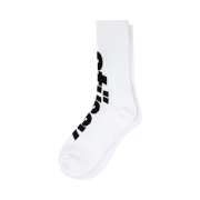 Stussy Big Helvetica Crew Socks White Black