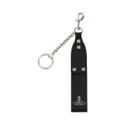 Vivienne Westwood Stud Chain Keyring Black