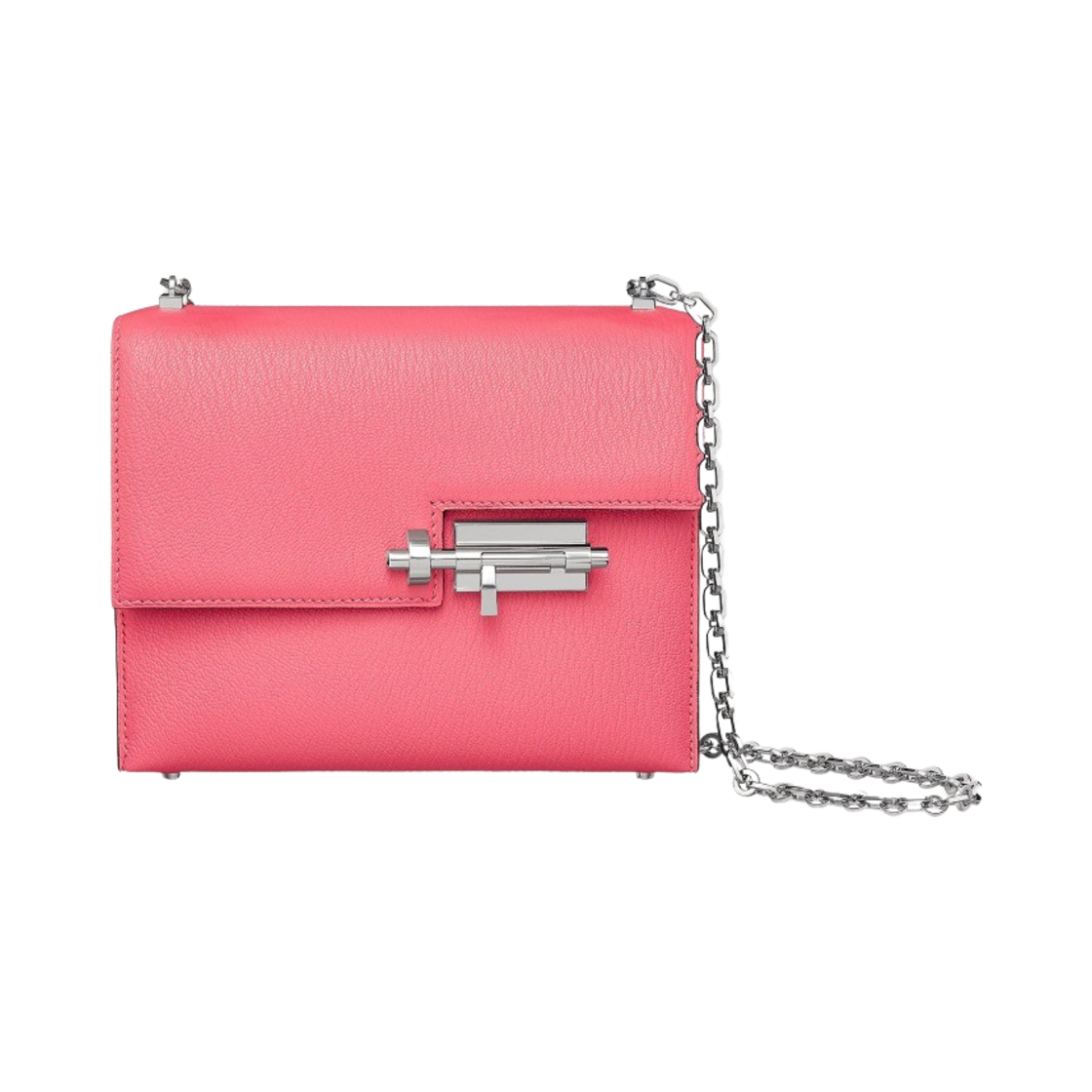 에르메스 베르루 샹 미니 백 미조르 고트스킨 & 팔라듐 하드웨어 로즈 립스틱(Hermes Verrou Chaine Mini Bag Mysore Goatskin & Palladium Rose Lipstick) - 1