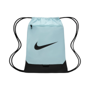 Nike Brasilia 9.5 Training Gym Sack 18L Glacier Blue Black