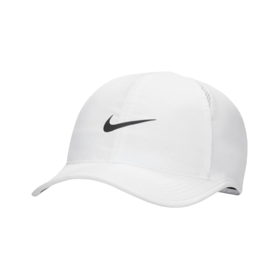 나이키 드라이핏 클럽 언스트럭처 페더라이트 캡 화이트 블랙(Nike Dri-Fit Club Unstructured Featherlight Cap White Black)