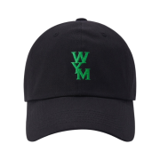 Wooyoungmi Green Logo Ball Cap Black - 22SS