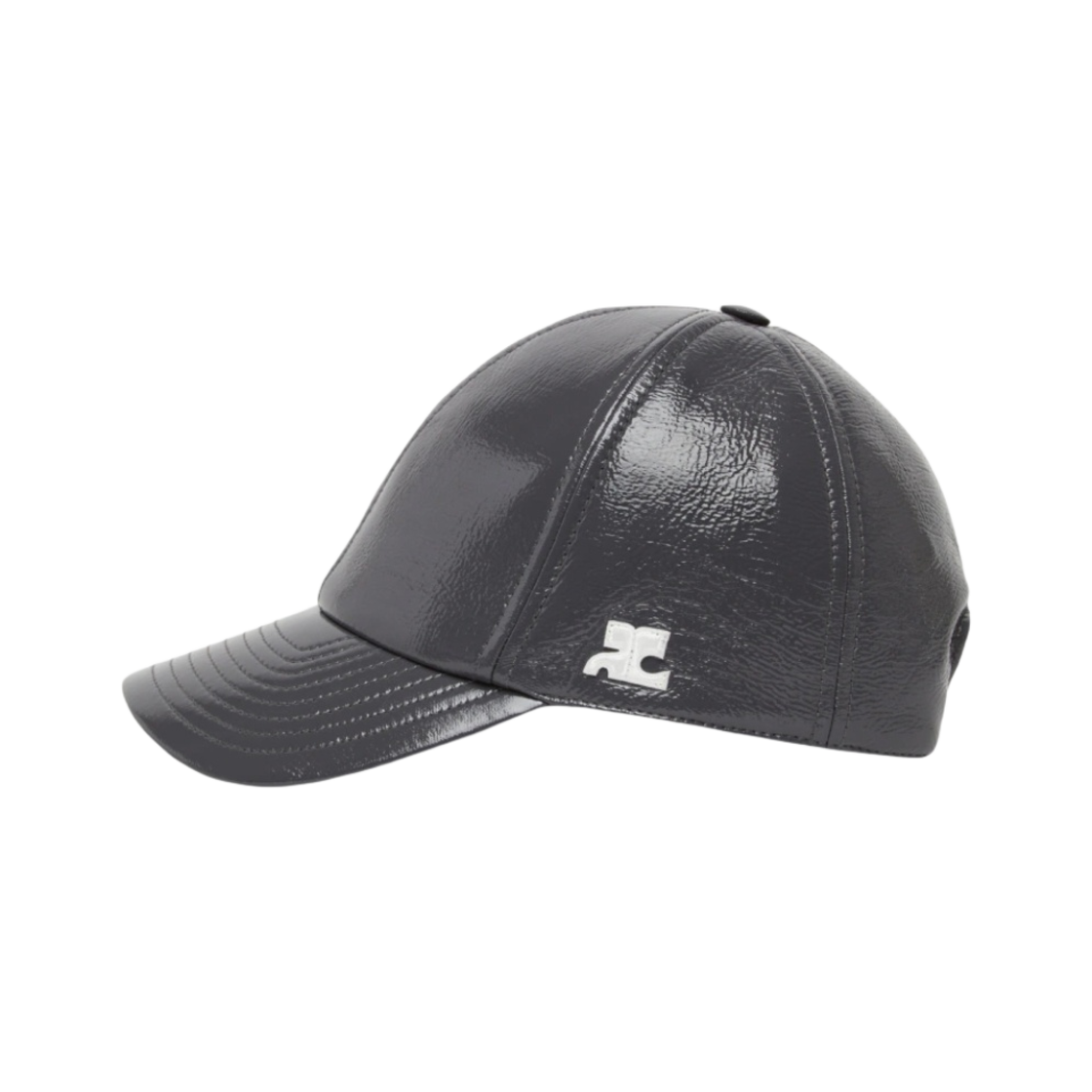 (W) 꾸레쥬 리에디션 바이닐 캡 스틸 그레이((W) Courreges Reedition Vinyl Cap Steel Grey) - 2