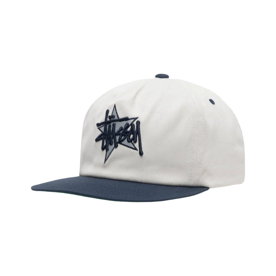 스투시 미드 뎁스 베이직 스타 스트랩백 화이트(Stussy Mid-Depth Basic Star Strapback White) - 2
