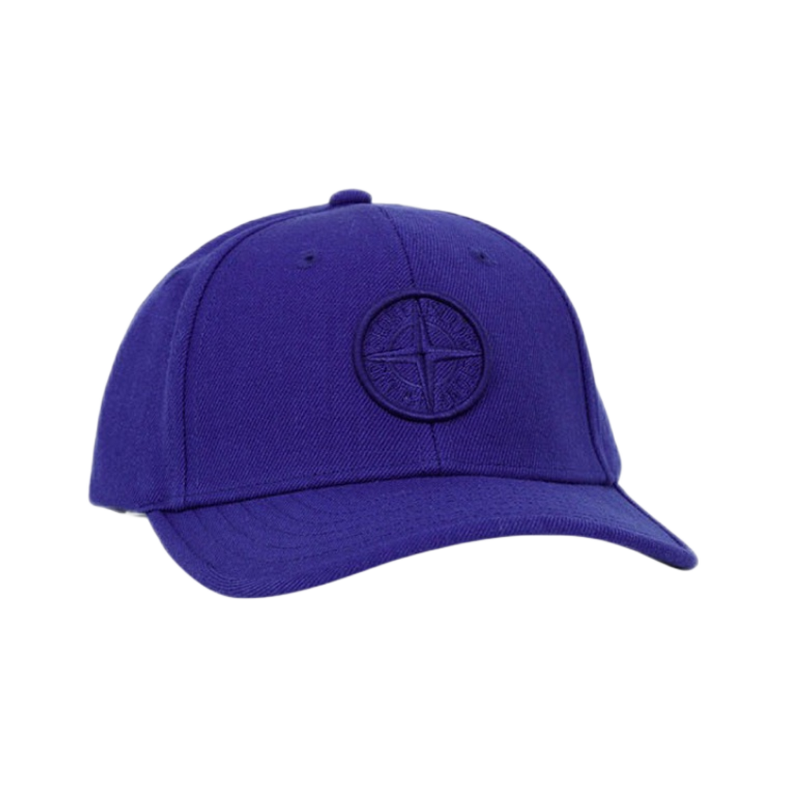 (키즈) 스톤 아일랜드 91263 6-패널 로고 캡 블루에뜨((Kids) Stone Island 91263 6-Panel Logo Cap Bluette) - 2