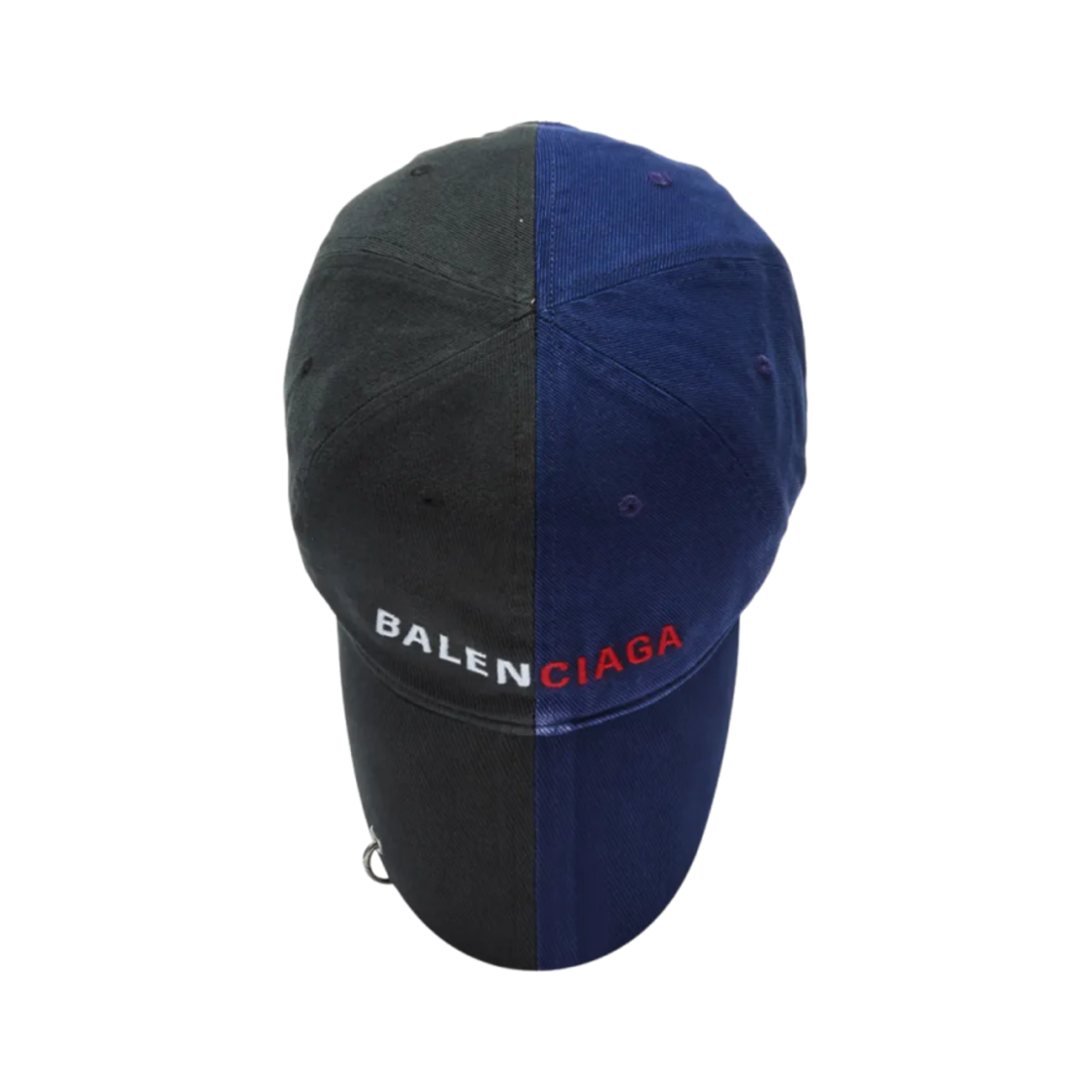 발렌시아가 50/50 캡 블랙 블루(Balenciaga 50/50 Cap Black Blue) - 2