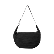 COS Smocked Crossbody Bag Black