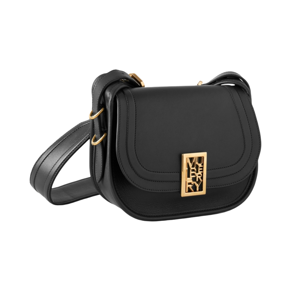 멀버리 실크 카프 스몰 세이디 사첼 블랙(Mulberry Silky Calf Small Sadie Satchel Black) - 3