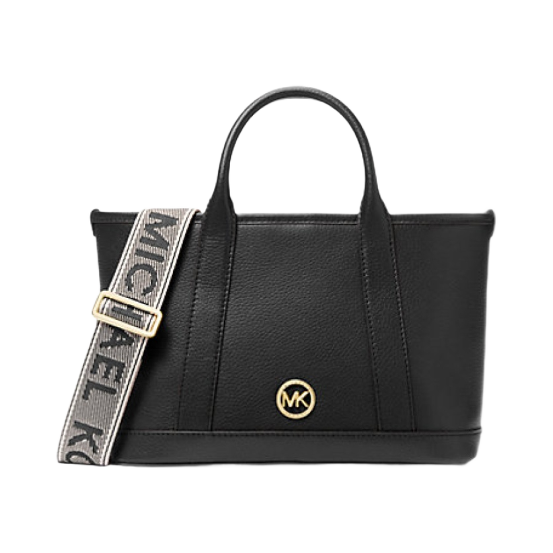 마이클 코어스 루이사 스몰 페블 레더 사첼 블랙(Michael Kors Luisa Small Pebbled Leather Satchel Black) - 1