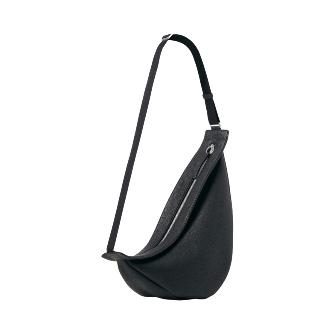 더 로우 라지 슬라우치 바나나 레더 백 블랙(The Row Large Slouchy Banana Bag in Leather Black) - 2