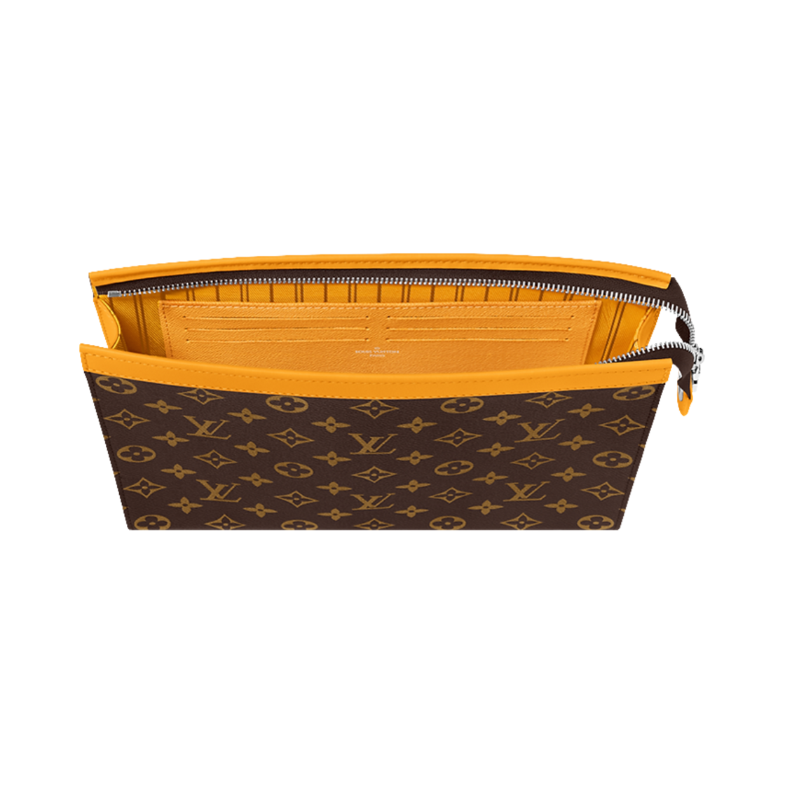 M12820 Louis Vuitton Pochette Voyage MM Monogram Safran Yellow - #3