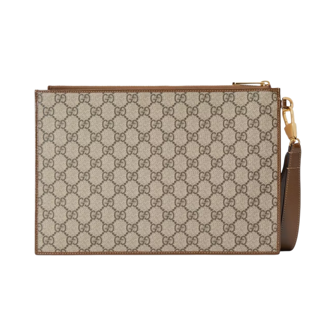 구찌 인터로킹 G 파우치 베이지 에보니(Gucci Pouch with Interlocking G Beige Ebony) - 4