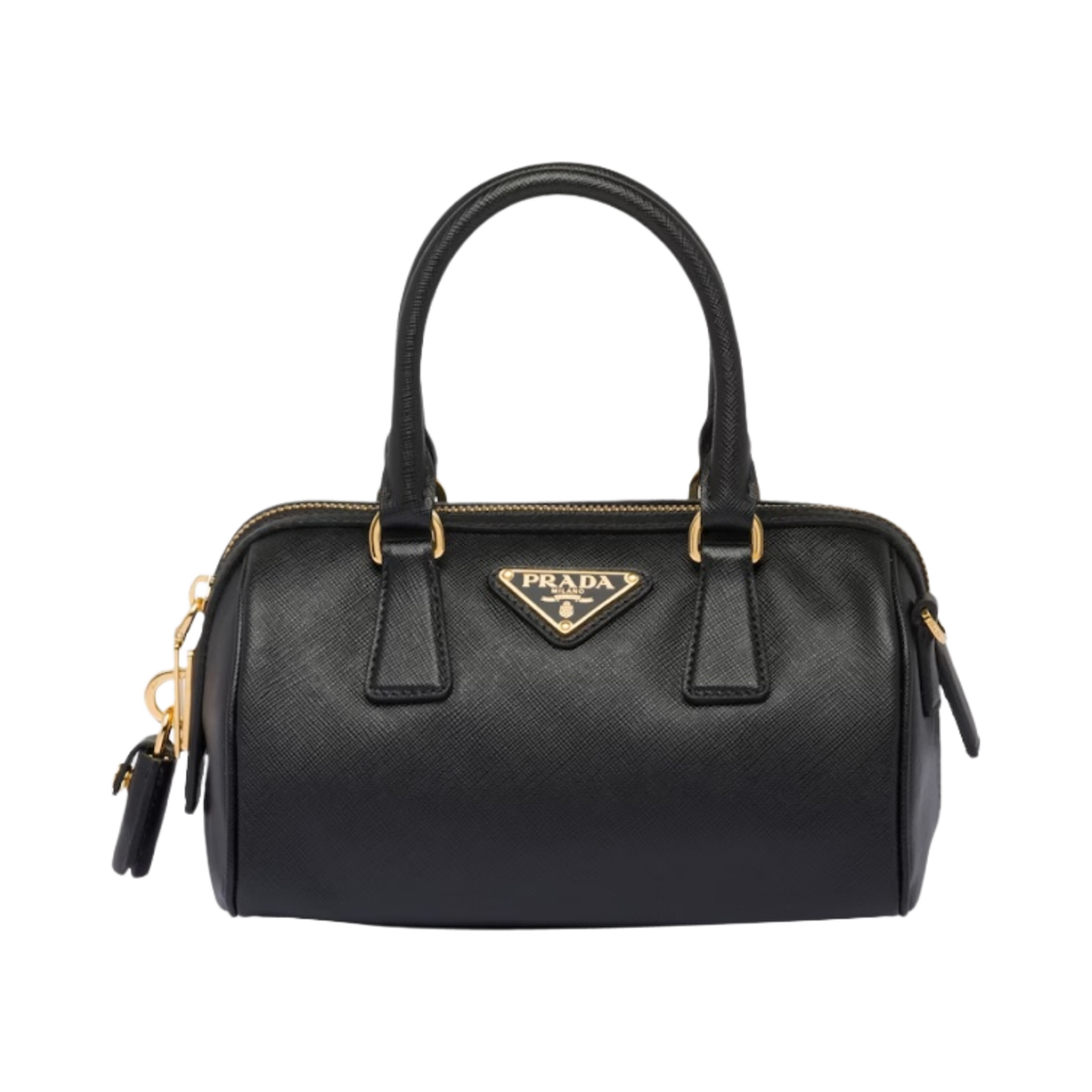 1BB846-NZV-F0002 Prada Saffiano Leather Top-Handle Bag Black