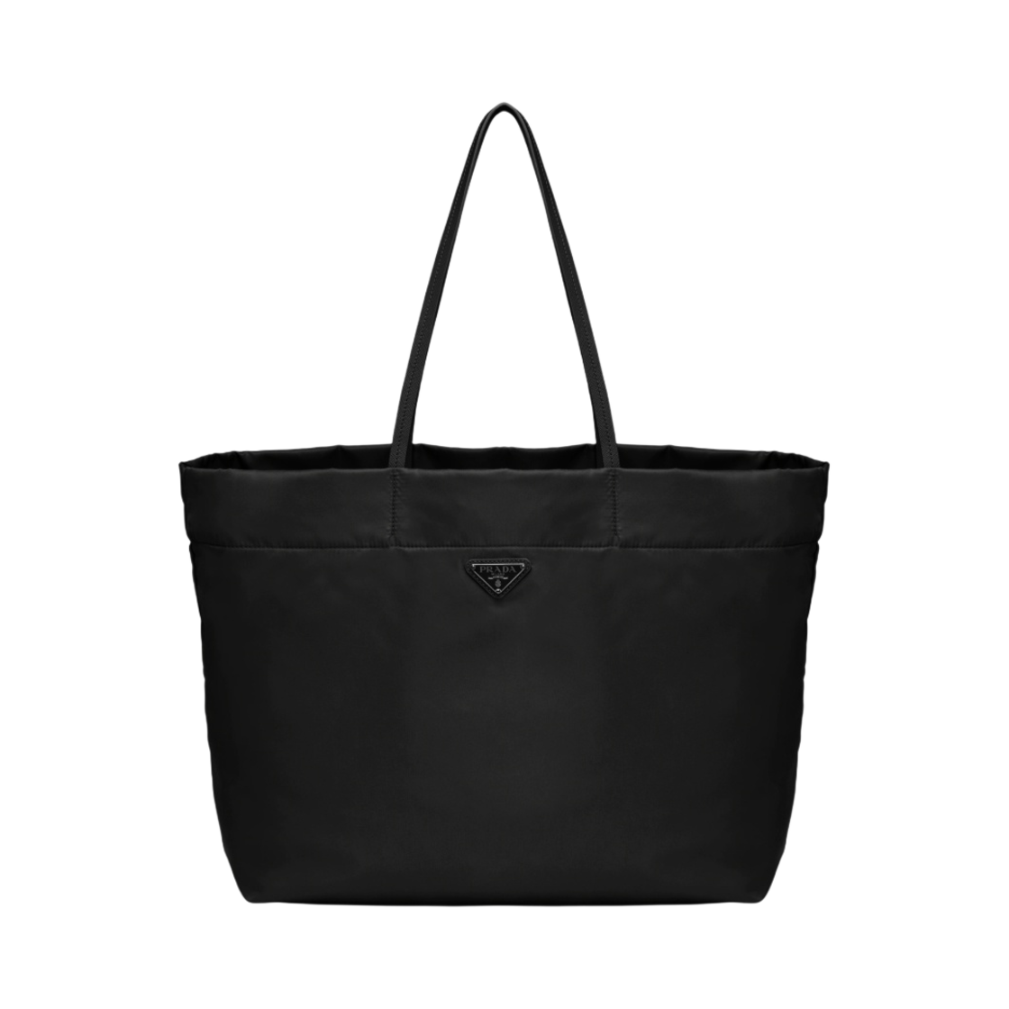 프라다 리나일론 사피아노 레더 토트백 블랙(Prada Re-Nylon Saffiano Leather Tote Bag Black) - 1