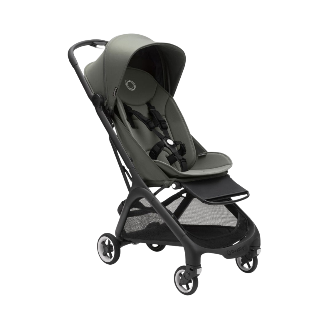 부가부 버터플라이 블랙 섀시 & 포레스트 그린 썬 캐노피 포레스트 그린 패브릭 (국내 정식 발매 제품)(Bugaboo Butterfly Black Chassis & Forest Green Sun Canopy Forest Green Fabric (Korean Ver.)) - 1