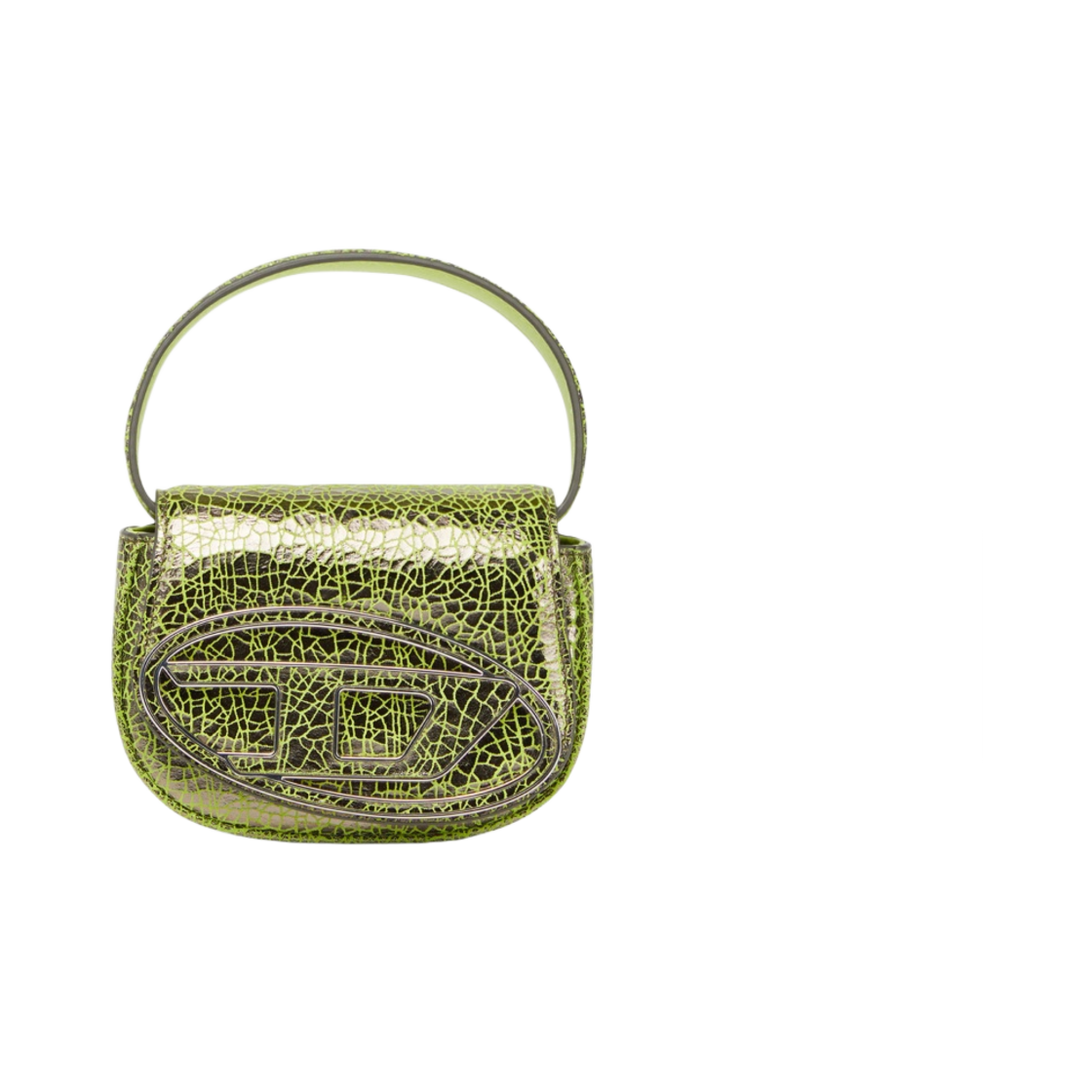 디젤 1DR 미니백 인 크랙 레더 그린