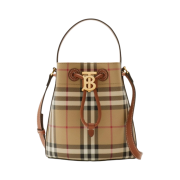 Burberry Mini TB Bucket Bag Archive Beige Camel