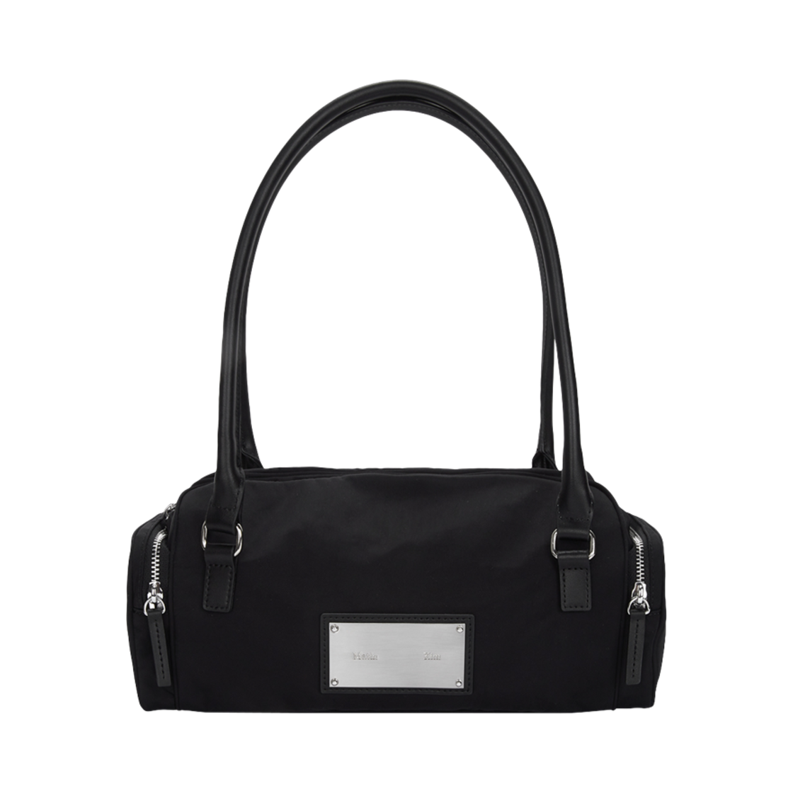 마뗑킴 나일론 보스턴 백 블랙(Matin Kim Nylon Boston Bag Black)