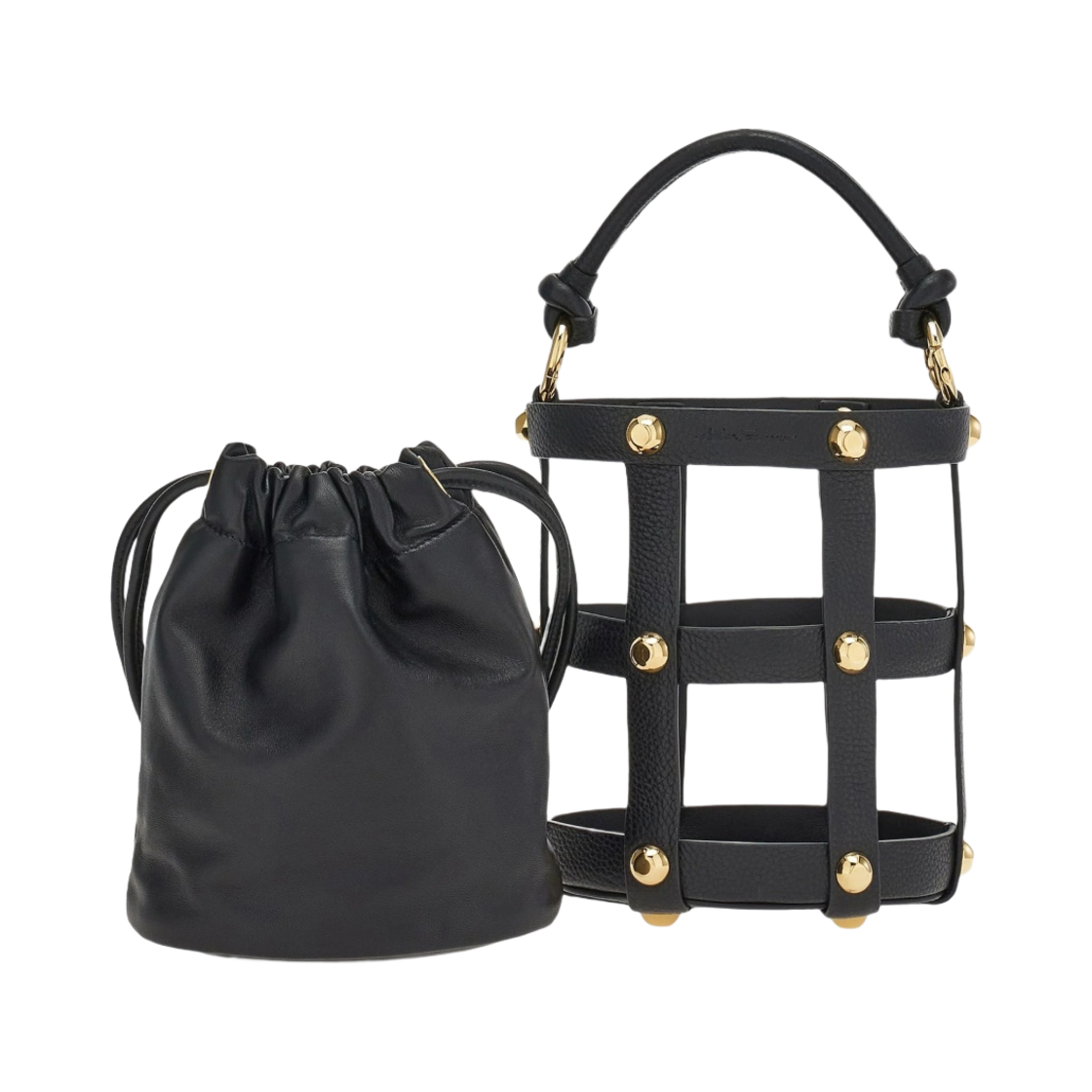 페라가모 스몰 케이지백 블랙(Ferragamo Small Cage Bag Black) - 3