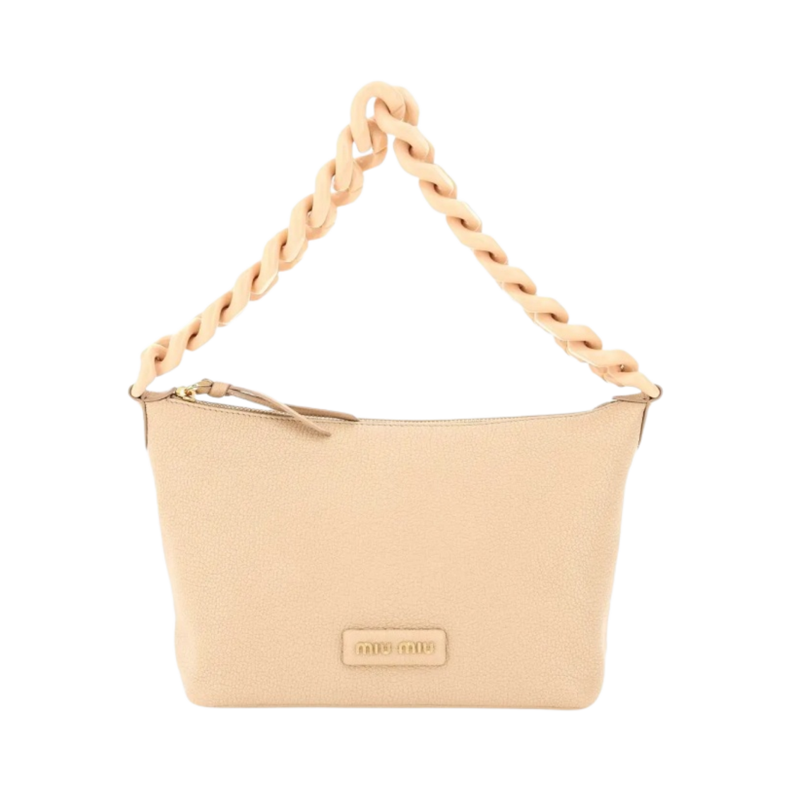 미우 미우 마드라스 가죽 숄더백 파우더 핑크(Miu Miu Madras Leather Spirit Shoulder Bag Powder Pink) - 1