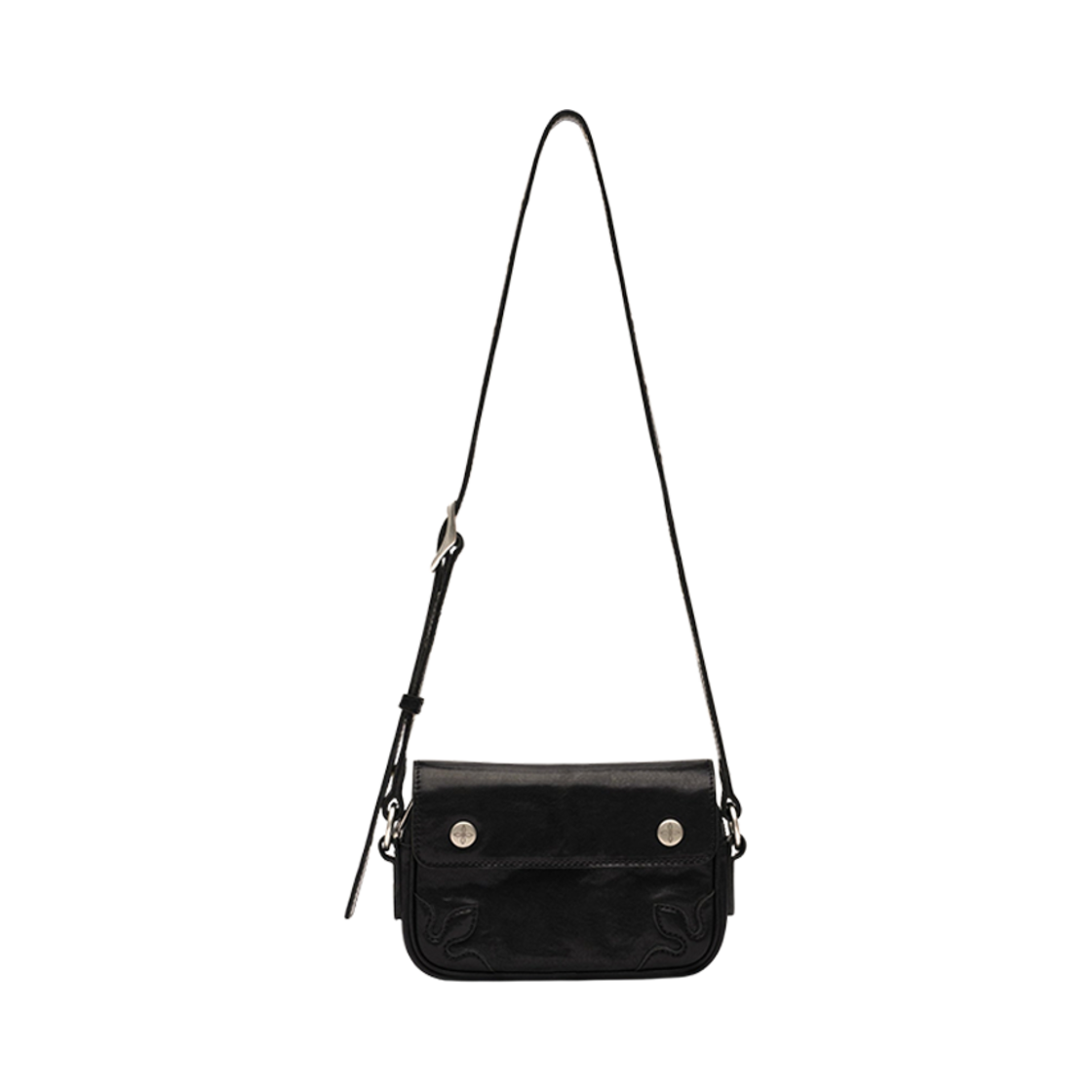 에스엠에프케이 컴퍼스 어드벤처 빈티지 패니 스몰 백 블랙(SMFK Compass Adventure Vintage Fanny Small Bag Black)