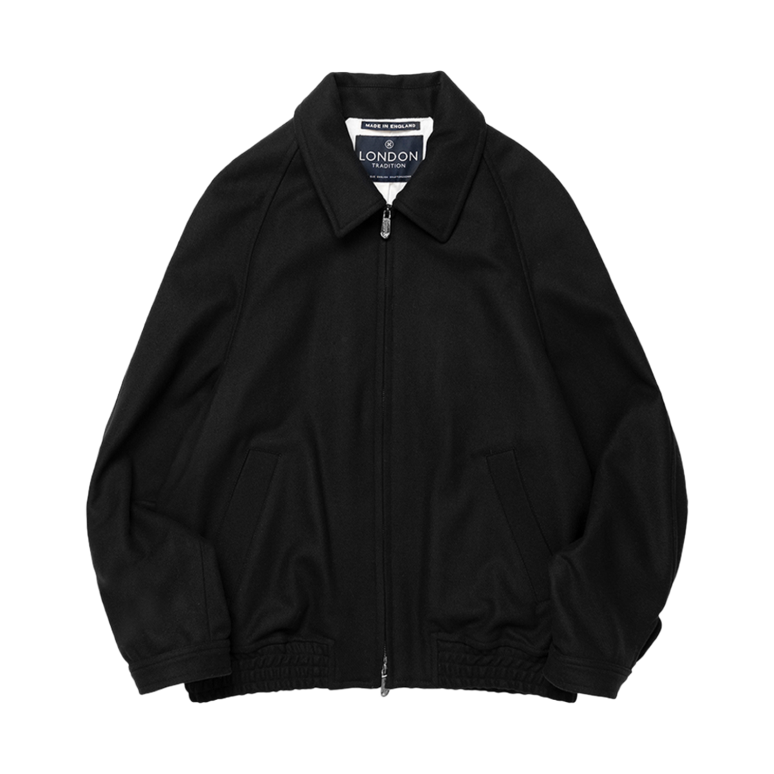 런던 트레디션 칼라 울 블루종 Ver 1 1676 블랙(London Tradition Collar Wool Blouson Ver 1 1676 Black)