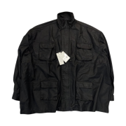Undermycar Kaoruma Vintage Coated Oversized M65 Jacket Dirty Black - 23SS