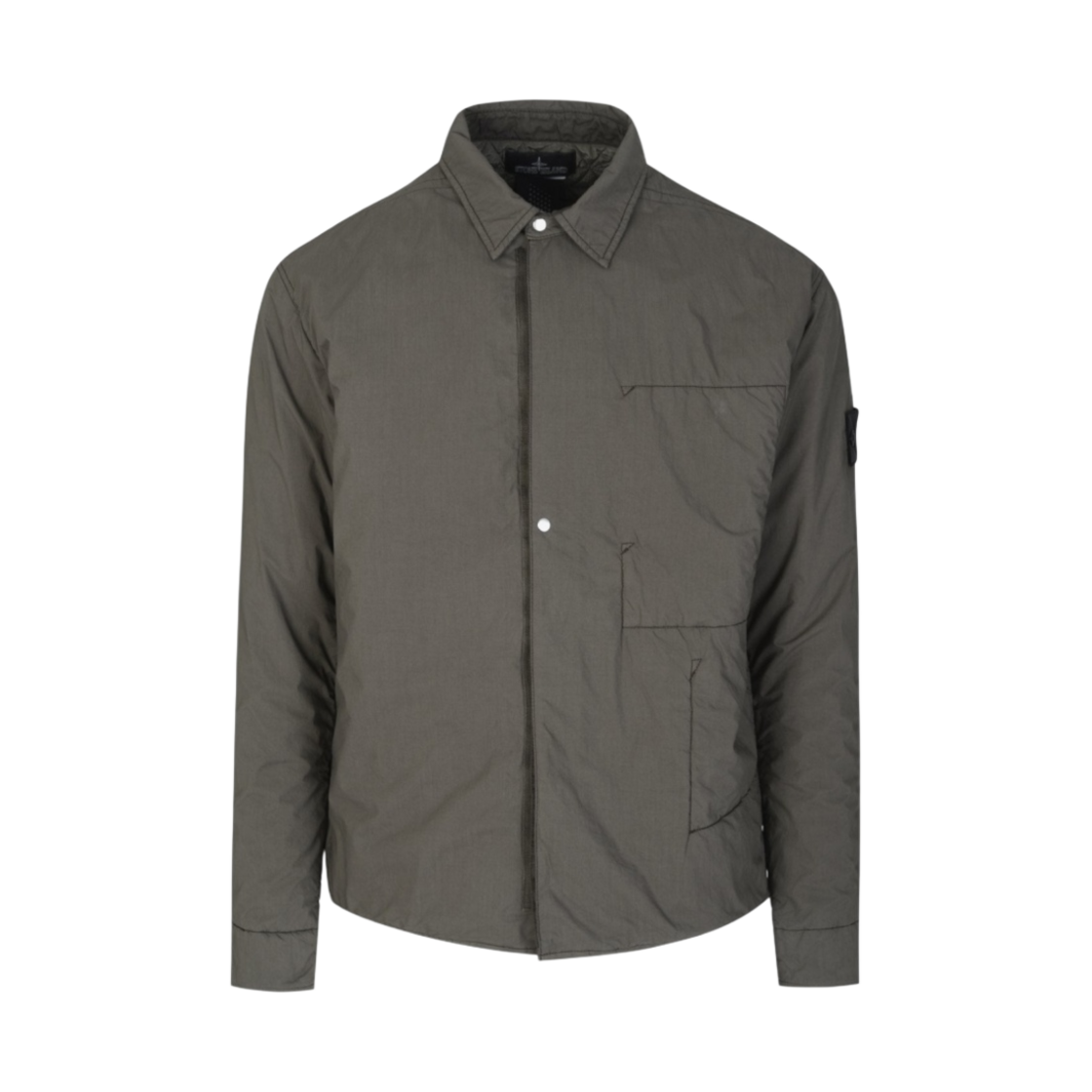 스톤 아일랜드 쉐도우 프로젝트 10412 HD 펠레 OVO 코튼-TC 패디드 오버셔츠 팽고 - 22SS(Stone Island Shadow Project 10412 HD Pelle OVO Cotton-TC Padded Overshirt Fango - 22SS) - 1