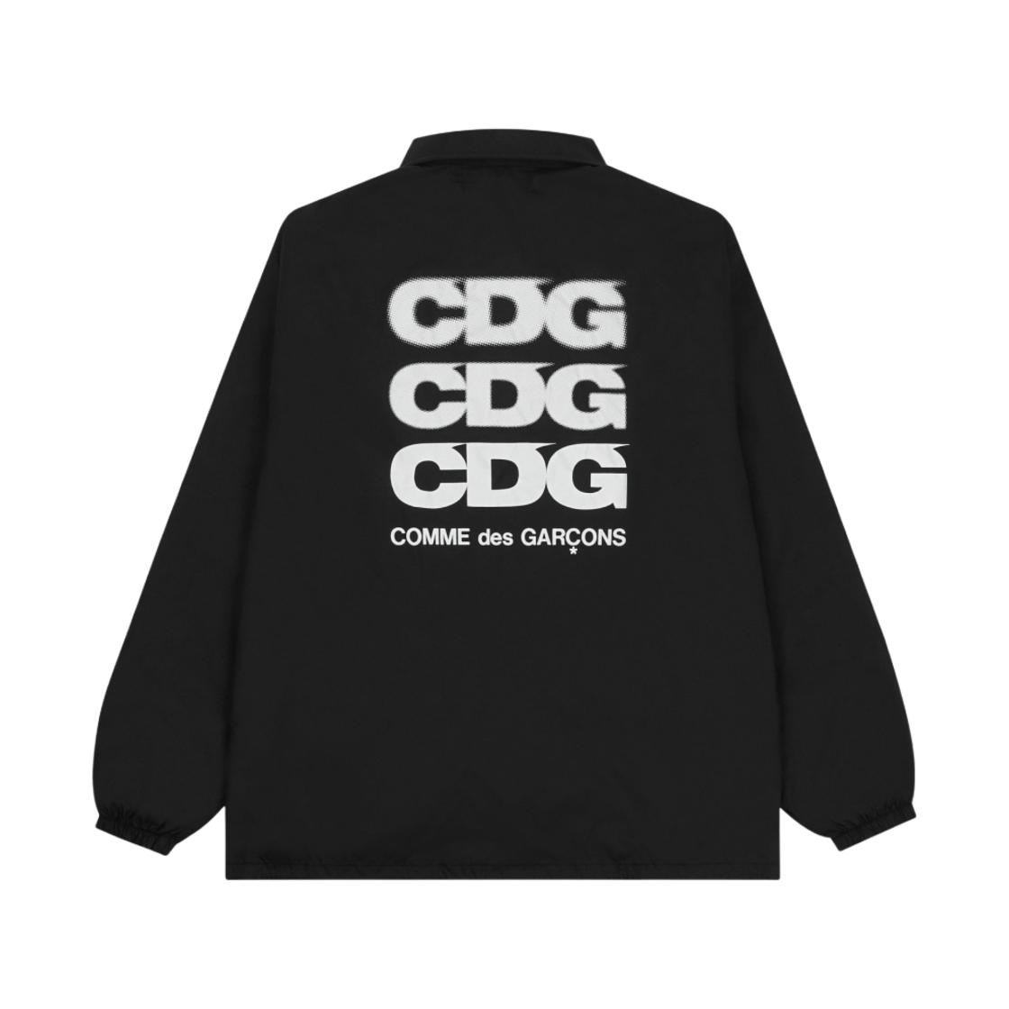 CDG 로고 코치 자켓 블랙(CDG Logo Coach Jacket Black)