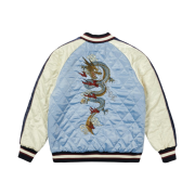 Palace x Evisu Reversible Souvenir Jacket Blue Pink - 21FW