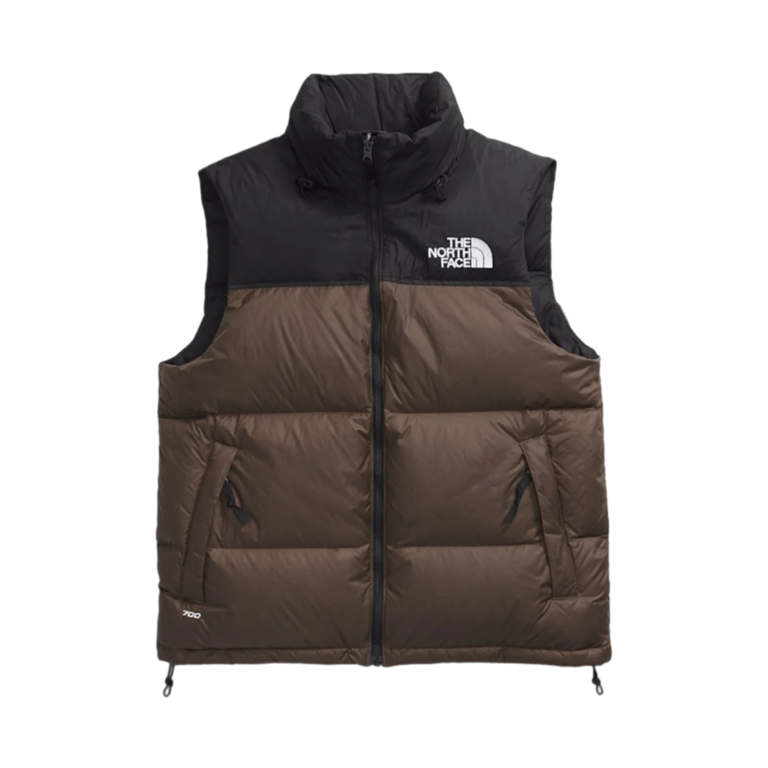 노스페이스 1996 레트로 눕시 베스트 스모키 브라운 TNF 블랙(The North Face 1996 Retro Nuptse Vest Smokey Brown TNF Black)